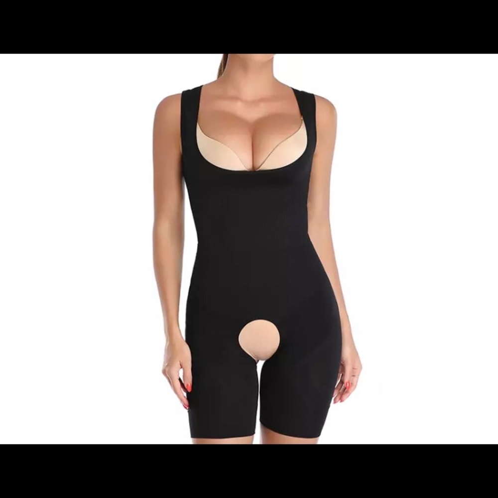 Body slimming body Shapewear in color black